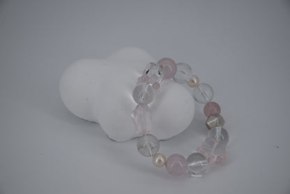 Natural crystal bead strings